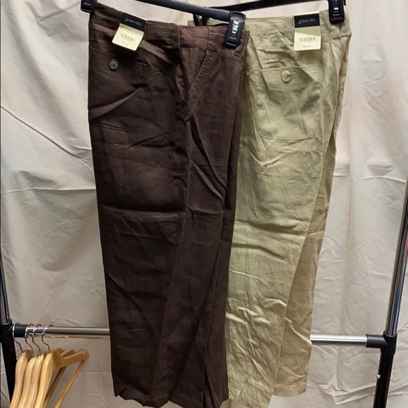 NWT - 2 pairs 16P St John’s Bay linen Capri - Picture 2 of 6